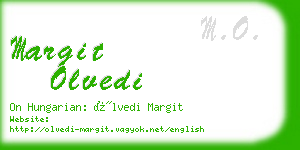 margit olvedi business card